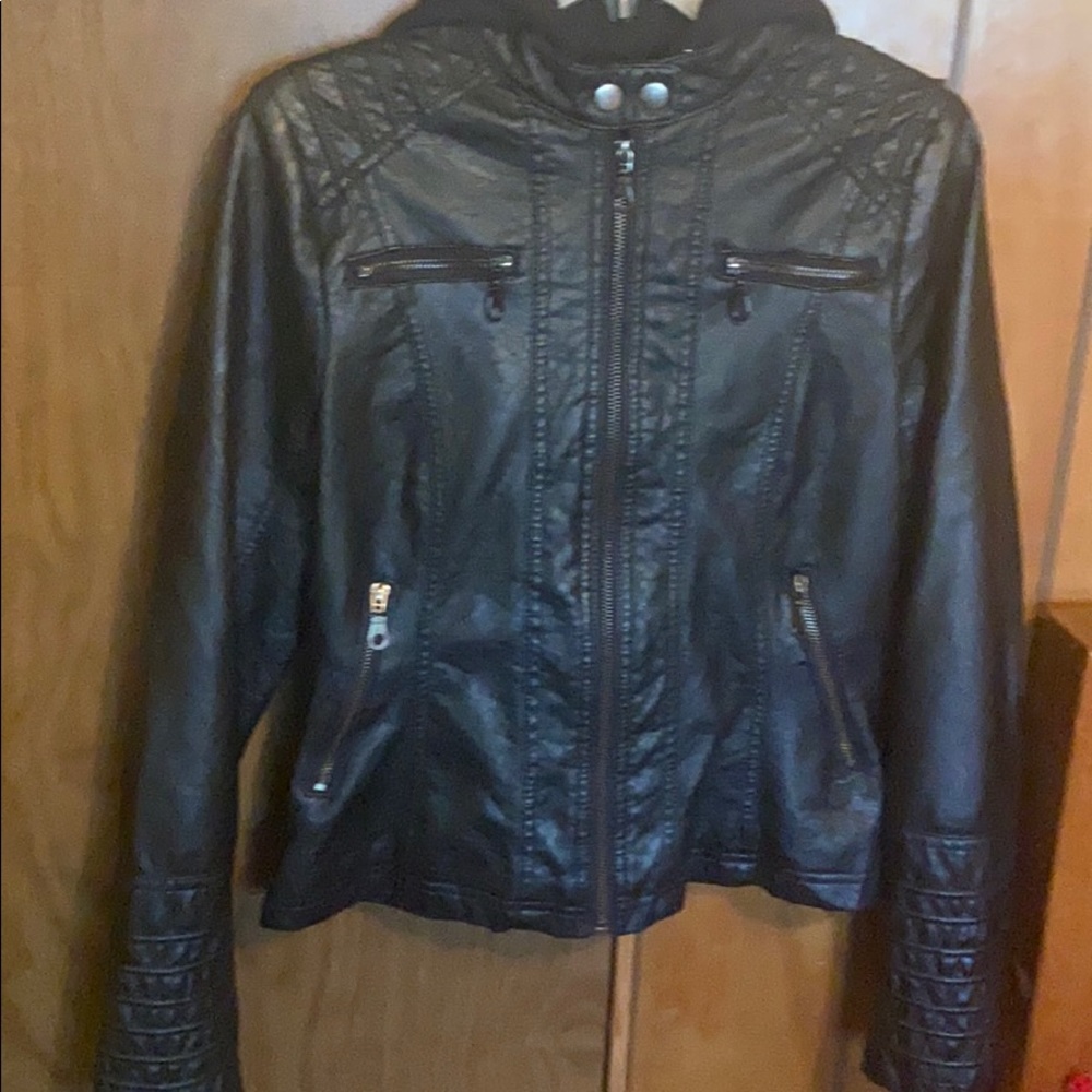 Leather jacket